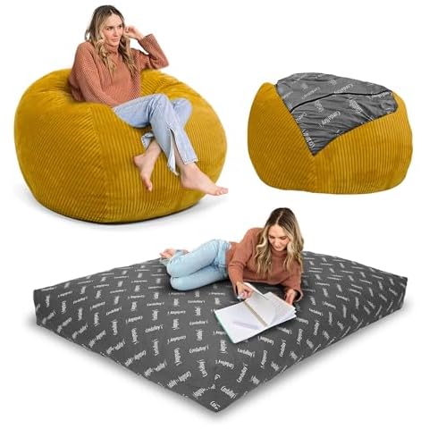 CordaRoy's - Plush -Full Chair - Saffron Cover