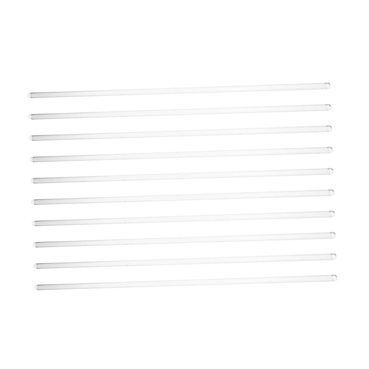 Cabilock Cocktail Stir Sticks Set 10 Pcs Glass Stirring Rod Drink Stirrer Honey Mixing Stick Tools