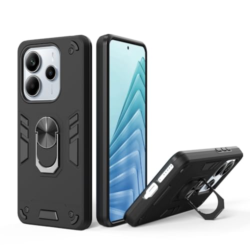 Image of NDCOM for Redmi Note 14 Back Cover | Premium Redmi Note 14 5G Back Cover | Protective Redmi Note 14 Cover | Ring Holder Case