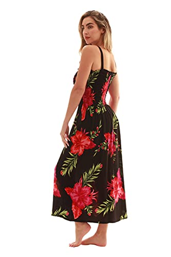 Image of Just Love Floral Print Tube Sundress Swimwear Cover Up Summer Dress for Women