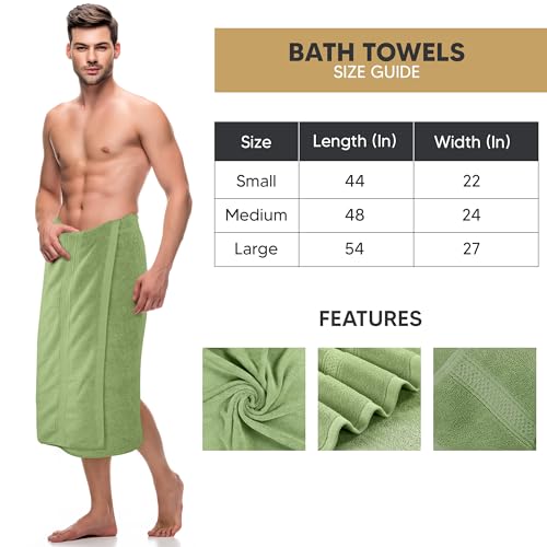 Utopia Towels 4 Pack Premium Bath Towels Set, 27 by 54 Inches, 100% Ring Spun Cotton 600GSM, Lightweight and Highly Absorbent Quick Drying Towels, Perfect for Daily Use, Sage Green - Image 3
