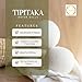 Tipitaka Laundry Wool Dryer Balls | Natural Fabric Softener – Reusable, Eco-Friendly, Reduces Drying Time – Wool Balls Replaces Dryer Sheets - 6 XL Pack - Laundry Balls for Dryer (6 Count (Pack of 1))
