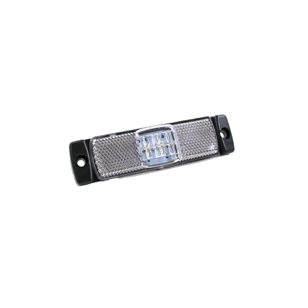 4/8/10 sztuk 4 12V 24V znacznik boczny lampa pozycyjna ostrzeżenie tylne światło kierunkowskaz reflektor wskaźnik ciężarówka z przyczepą(10pcs,White)