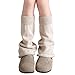 BLULILY Kids Fashion Flared Leg Warmer Long Tube Socks Unisex Children Trend Flared Leg Long Socks for Children Aged 3-10