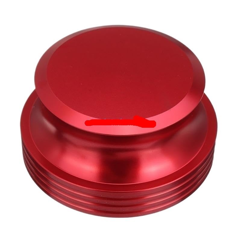 H37F Turntables Record Stabilizer Weight Vibration Balanced Vinyl Accessories(Red)