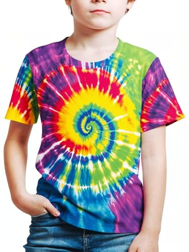 Image of Frogwill Boys Girls Shirts 3D Graphic T-Shirt Neon Clothes Short Sleeve Animal Print Tee 5-13 Years