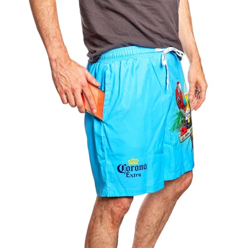 Corona Extra La Vida Mas Fina Tropical Board Shorts4