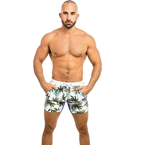 Taddlee Men's Swimwear Swimsuits Swimming Boxer Briefs Surf Board Trunks Pockets3