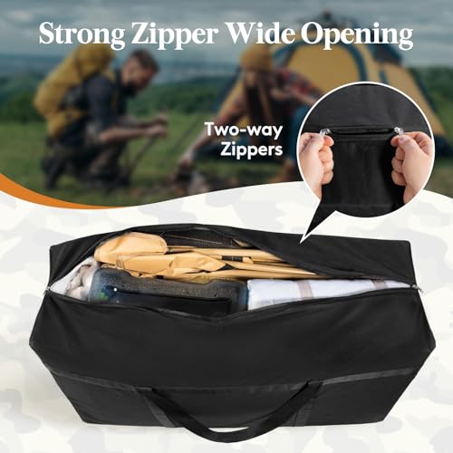 Lifewit Bolsa de viagem grande Ertra 120L para viagem, bolsas dobráveis com zíperes e alças, bolsas
