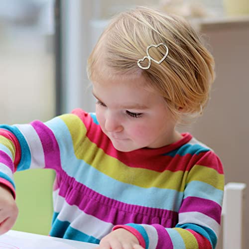 9 Pack Korean Silver Vintage Retro Geometric Minimalist Hair Clip Hairpins Snap Barrettes Comb Claw Clamp Bobby Pins Alligator Hairclips Wedding Party Hair Styling Ornaments Accessories For Women Girl #TOP3