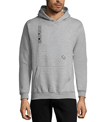 Sweat à capuche rétro gris idéal pour le quotidien des graphistes