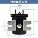 LDMINDA Heavy Duty 48V 4 Terminal Solenoid Heavy Duty 48V Solenoid Relay Switch Replacement For Club Car EZGO Yamaha Electric G19 Power Drive #586 Series Replace JR1-H1950-00 73231-G01