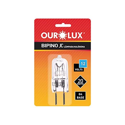 Lâmpada Halógena Bipino 20W 12V Jc Ourolux