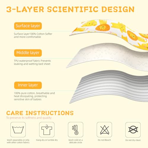Image of SNOWIE SOFT 2Pcs Potty Training Pants for Toddler, Washable Diapers for New Born Baby, Breathable Cotton Learning Training Pants, Padded Underwear for Babies Baby Pants for 7.5-10 kg 12 to 15 Months