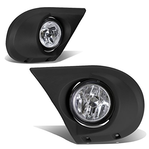 Auto Dynasty Fog Lights Assembly Compatible with 2003 2004 2005 Honda Pilot Front Bumper Driving Fog Lamps w/Bezel, Driver and Passenger Side, Clear Lens