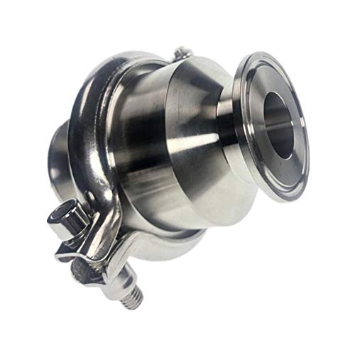 Clapet anti-retour inox 57mm tri-clamp raccord de tuyau sanitaire en acier - 2