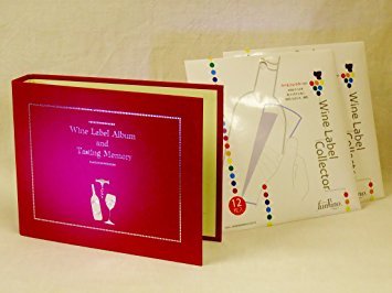 ワインのラベルノート　オレンジページ LABEL BOOK FOR WINE ワインのラベルノート オレンジページ LABEL BOOK FOR WINE ワインの