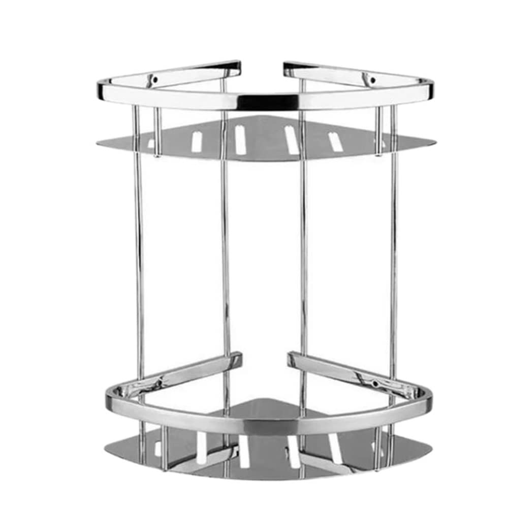 GFAZXDS Multifunctional Kitchens Shelves Basket Bathroom Wall Rack Shelf Home Kitchen Garden Organiser Non Rust Stainless Steel Bath