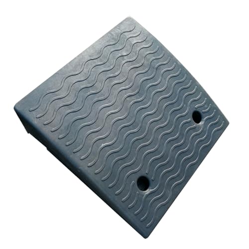 Non-Slip Rubber Curb Ramp, Threshold Ramp for/Trolley/Scooter/Car (Black 50x50x15cm)