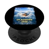 Splashdown 2026 Space Capsule Ocean Reentry Moon PopSockets Adhesive PopGrip