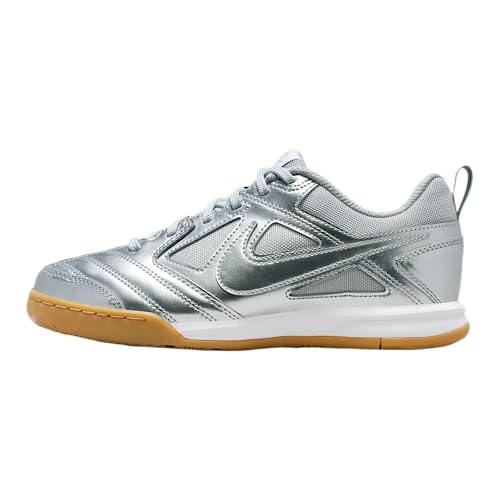 Nike Gato LV8 Chaussures pour enfant (argent métallique/blanc/marron clair/argent métallique), Argent métallisé/blanc/marron clair/argenté métallisé,...
