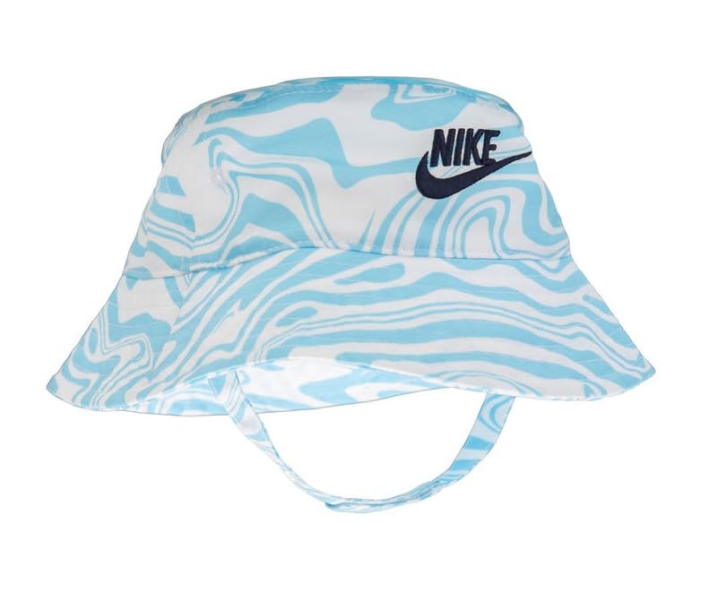 Image of Nike Futura UPF 40+ Bucket Hat – Blue - Baby (12-24M)