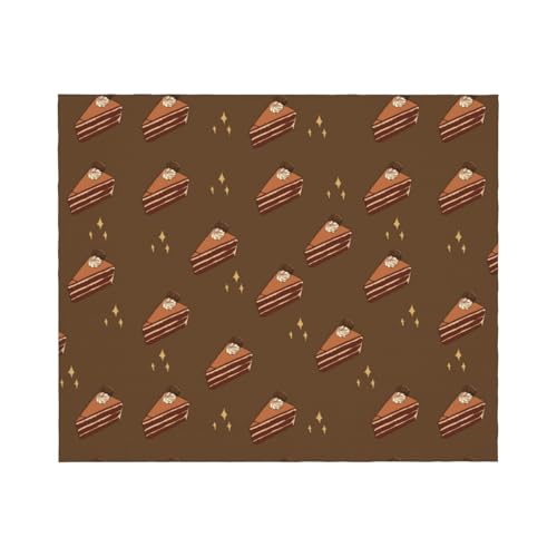 Couverture de voyage 152x127 cm imprimé gâteaux pour camping