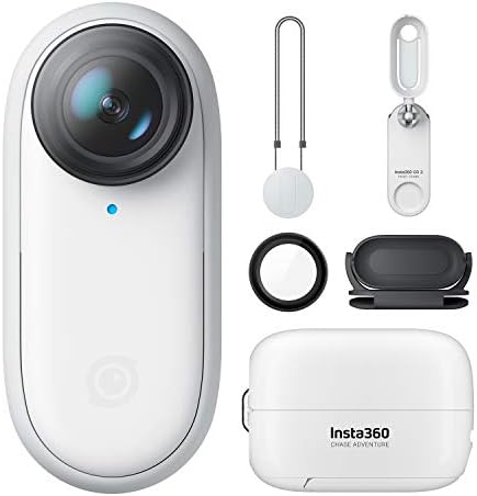 Insta360 GO 2 (64GB Version) Waterproof Action Camera with Multifunction Case (Charge/Remote/Tripod) for Youtube Vlog Instagram