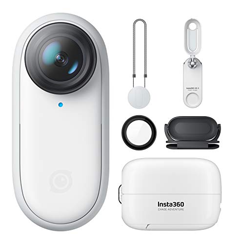 Insta360 GO 2 (64GB Version) Waterproof Action Camera with Multifunction Case (Charge/Remote/Tripod) for Youtube Vlog Instagram