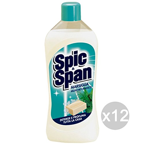 Set of 12 SPIC & SPAN Floors Moss/Marseille Lt 1 Detergents & Household Cleaning