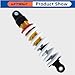 GXYWADY 10.5 Motorcycle Universal Rear Shock Absorber Suspension Replacement for 110cc 125cc Pit Bike 270mm White