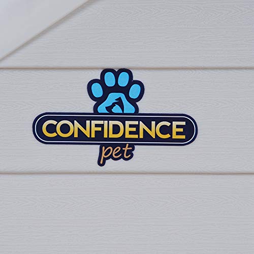 Confidence Pet XL Waterproof Plastic Dog Kennel Outdoor House Extra Large Brown - Image 7