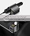 LIHAN Multi USB Cigarette Lighter Adapter, Car Charger Socket Splitter with 3 USB Ports, 12V/24V Outlet Plug Voltage Meter,Compatible for iPhone,iPad, Samsung Galaxy, LG, Google