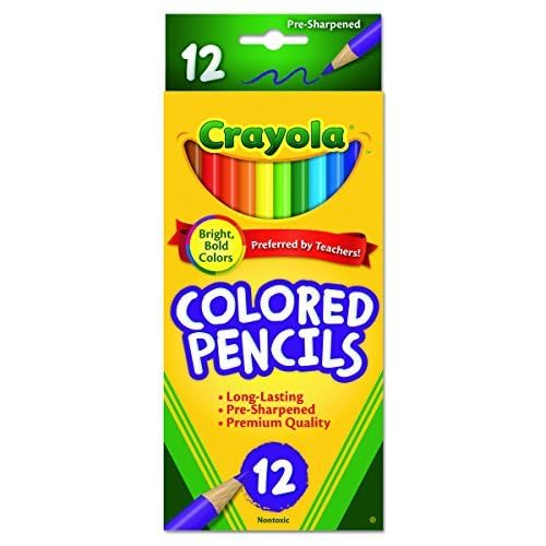 Crayola 68-4012 kredki, 12 sztuk, 8 sztuk, różne kolory