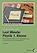 Produktbild Last Minute: Physik 7. Klasse: Differenziertes Material mit Selbstkontrolle zu den zentralen Lehrplanthemen (Last-Minute-Vorbereitung)