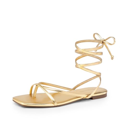 DREAM PAIRS Strappy Flat Sandals