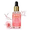 Rose Facial Serum,Deep Hydrating Serum for Face,Skin Care Moisturizing Serum with Rose Petals Extract Hyaluronic Acid…