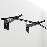 Bad Company Klimmzugstange Wandmontage oder Deckenmontage bis 350 kg belastbar - Klimmzug Stange Wand oder Decke inkl. Anleitung und Befestigungsmaterial - Für Fitness Zuhause oder Gym