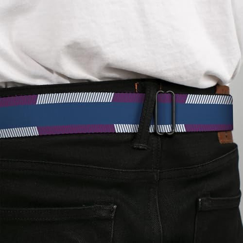 Cinturón de seguridad Buckle-Down resistente con patrón exclusivo multicolor 4