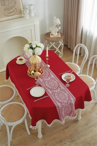 Nappe de table rectangulaire lavable pour sublimer vos dîners