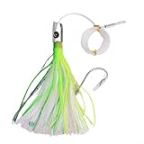 Señuelo de arrastre hecho de materiales de 22 cm, diseño de pulpo, ideal para atraer caballa de orejas grandes (22 cm/85 g) A)