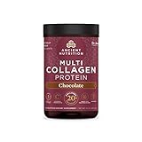 Collagen Powder Protein by Ancient Nutrition, Multi Collagen Chocolate Protein Powder, 24 Servings,...