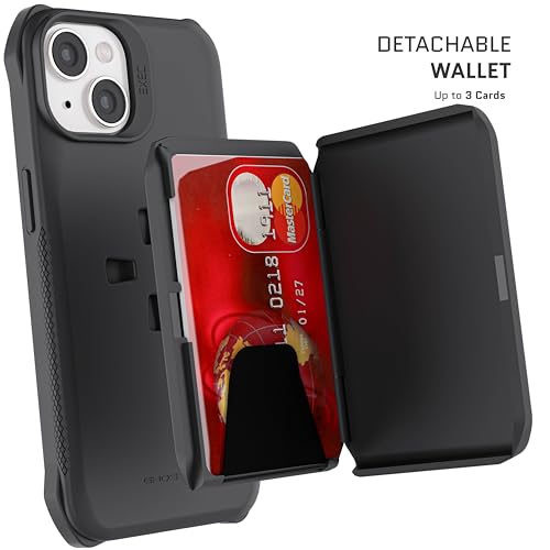 Funda MagSafe para iPhone 15 Ghostek Exec con soporte y billetera 3