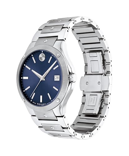 Movado SE Men's Luxury Quartz Watch, Swiss Movement, Stainless Steel Bracelet, Water-Resistant to 5ATM - Classic Timepiece - Gift for Him - 41mm2