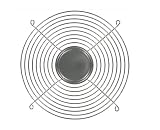 08127, Fan Accessories 254mm Wire Form Fan Guard, Bright Nickel Chrome Finish