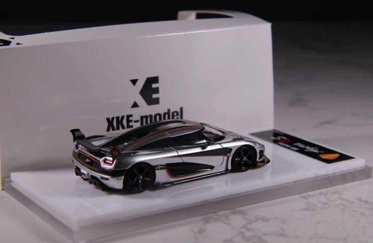 Amazon.co.jp: 1/64 XKE ケーニグセグ アゲーラ Agera RS シルバー
