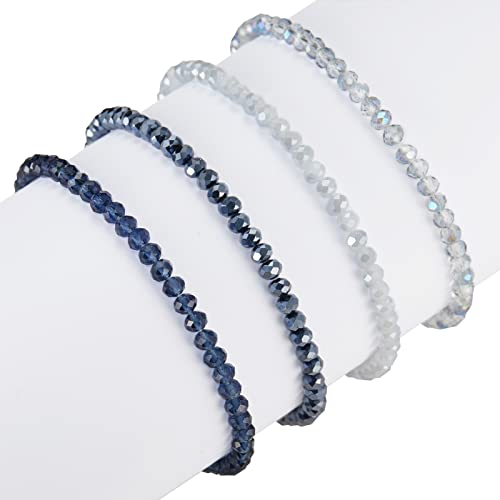 Noessla Beaded Boho Stretch Bracelet Colorful Stackable Crystal Beads Bracelets Trendy Costume Jewelry Mothers Day Gifts for Women3