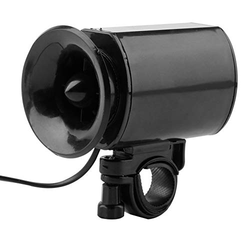 GreceYou 6-Sound Bike Horn, Bicycle Super-Loud Electronic Siren Horn Bell Ring Alarm Speaker