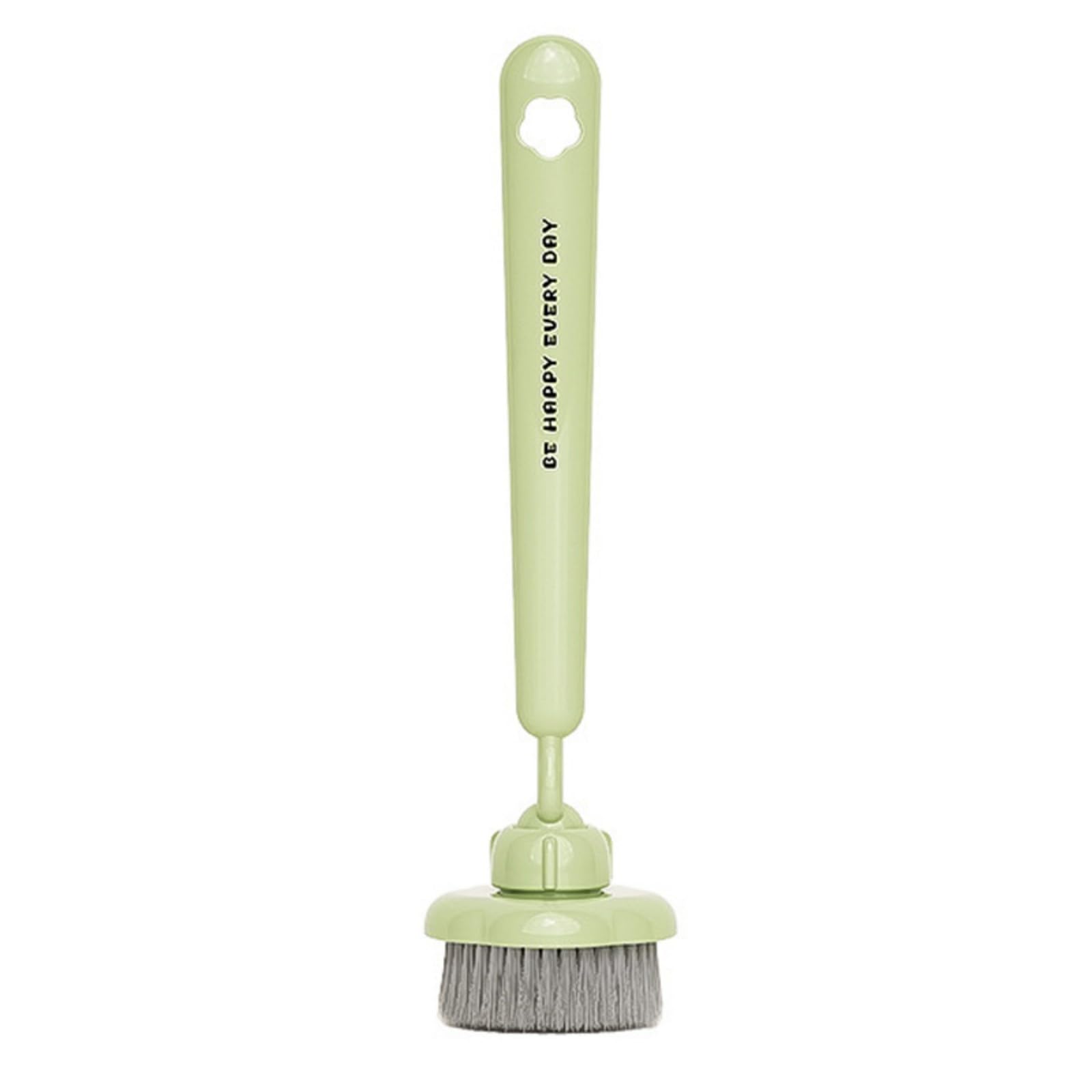 Limtula Green Ergonomic Rotating Flower Brush Scrubber Perfect For Daily Cleaning Of Cookware And Tableware Leak Proof Dishwashing Brush With Scraper