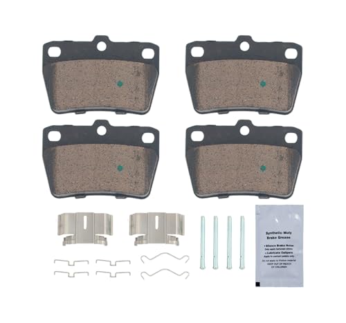 Image of HUSCH D1051 Rear Ceramic Brake Pads Kit Fit For Toyota RAV4 2004-2005